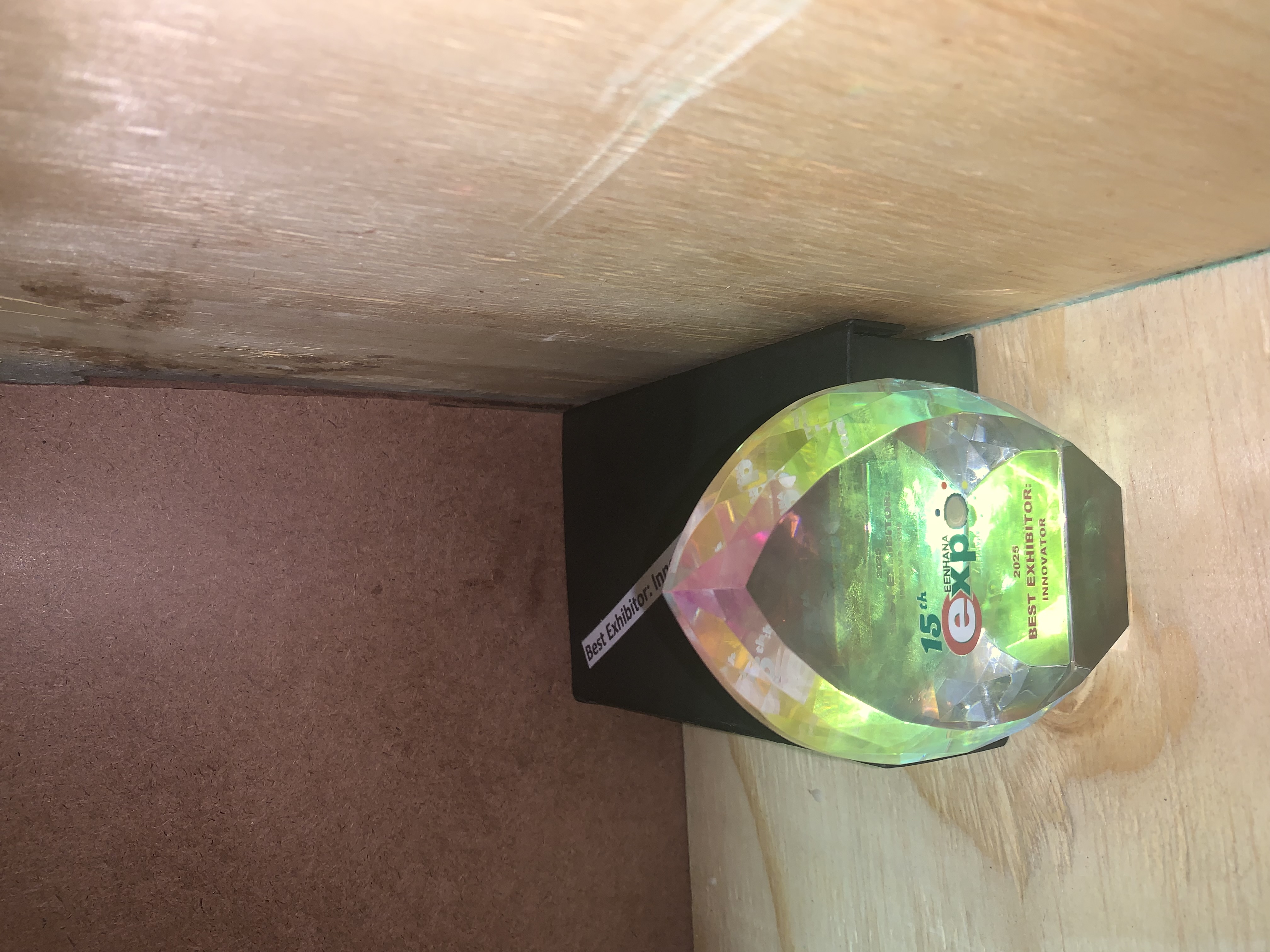 Delighted to receive the best Innovation Award During Eenhana Expo 15th Edition