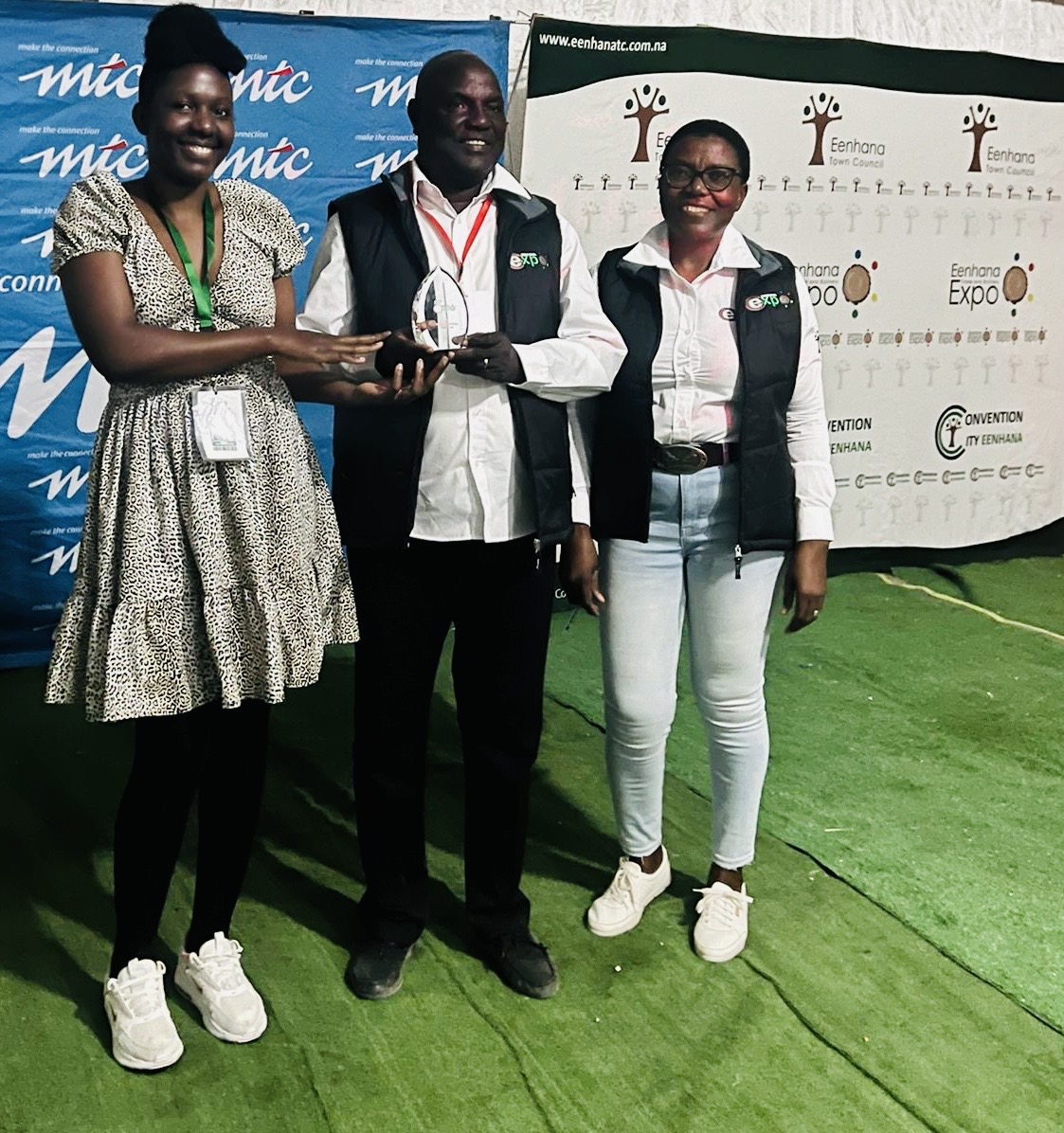 Delighted to receive the best Innovation Award During Eenhana Expo 15th Edition