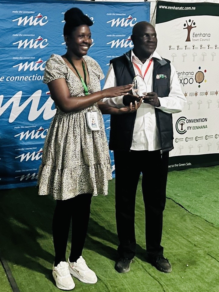 Delighted to receive the best Innovation Award During Eenhana Expo 15th Edition