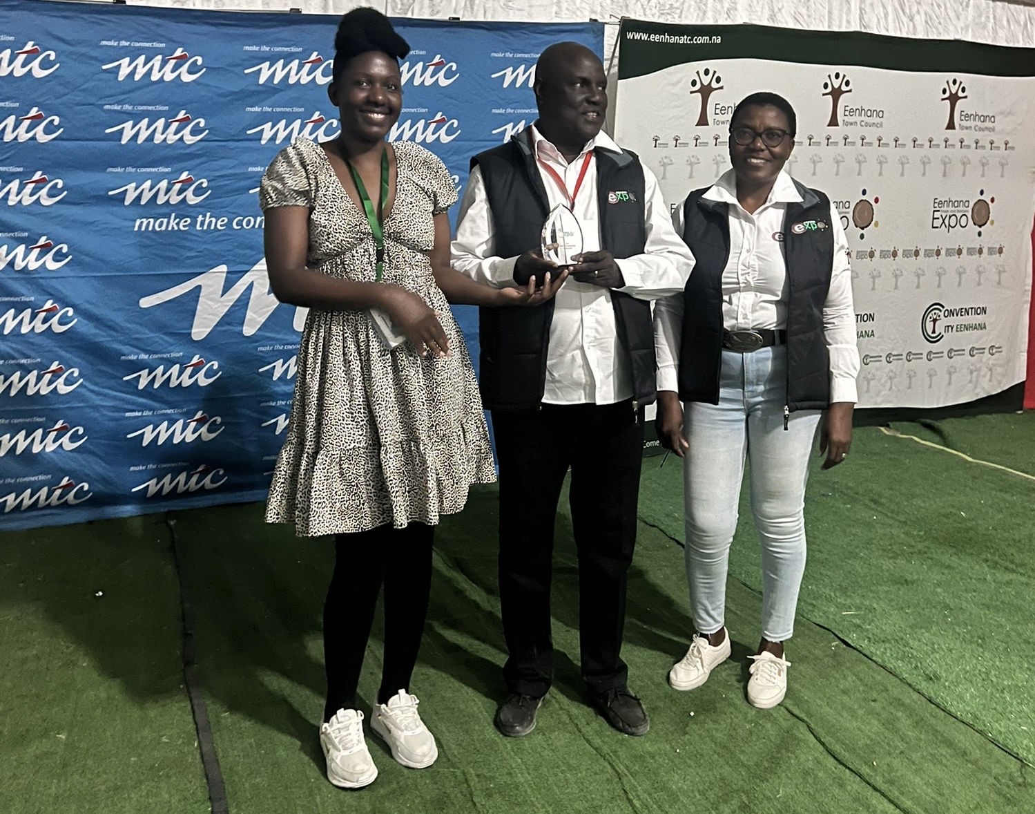 Delighted to receive the best Innovation Award During Eenhana Expo 15th Edition