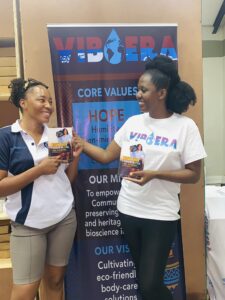 Posing with the author of “NOW THAT I KNOW BETTER I WILL DO BETTER” and Chair Lady of “Second Chance Foundation “ on site